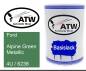 Preview: Ford, Alpine Green Metallic, 4U / 6238: 500ml Lackdose, von ATW Autoteile West.